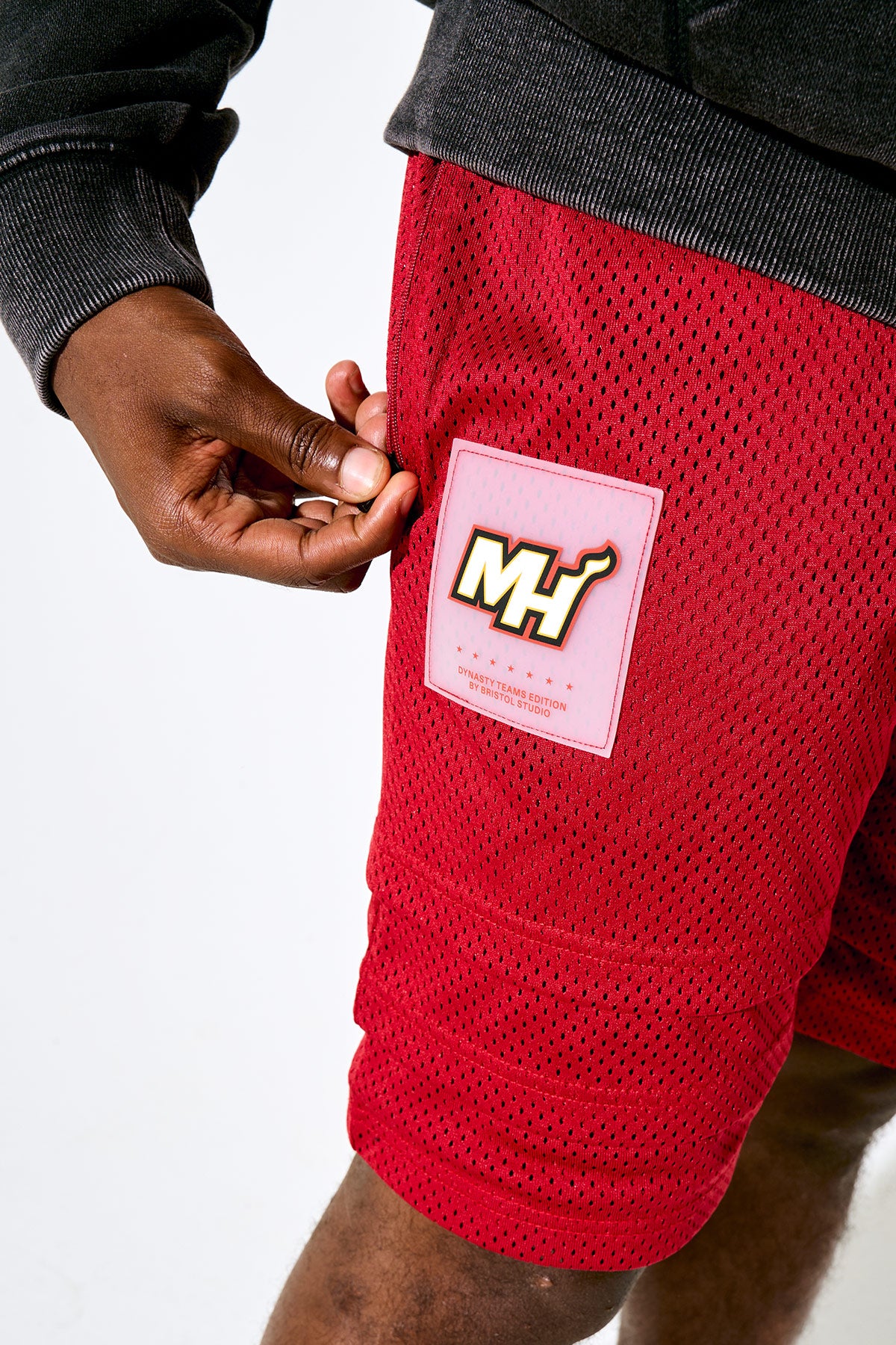Triple Hem Shorts — Heat