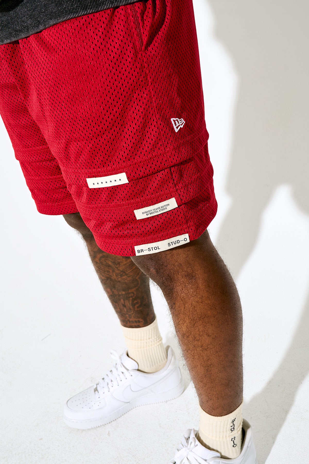 Triple Hem Shorts — Heat