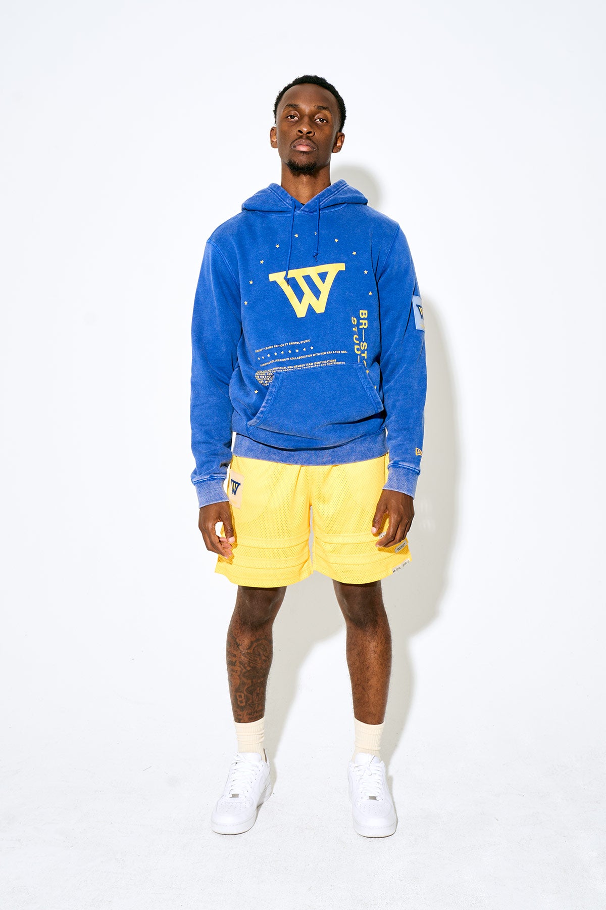 Triple Hem Shorts — Warriors