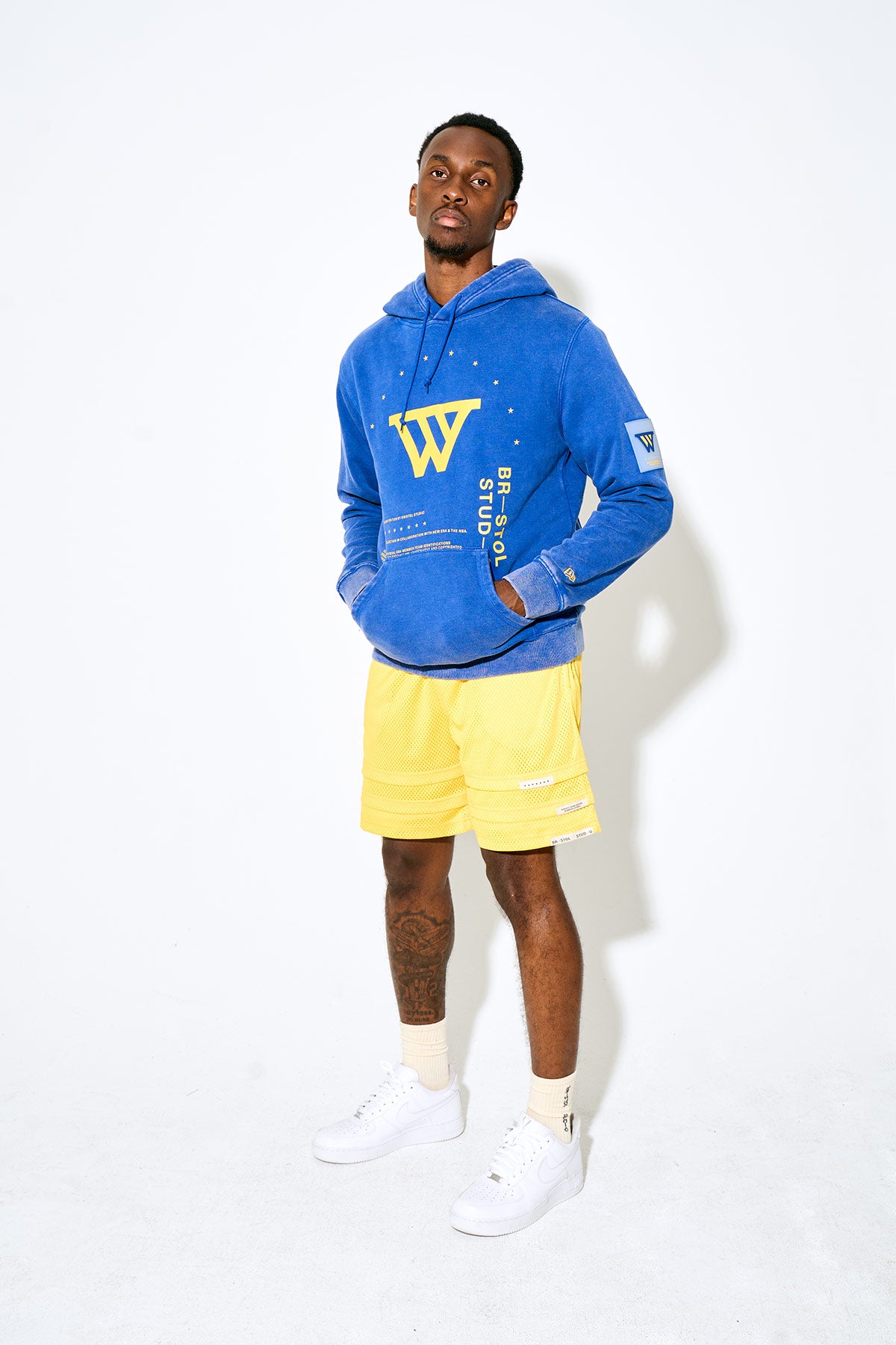 Triple Hem Shorts — Warriors