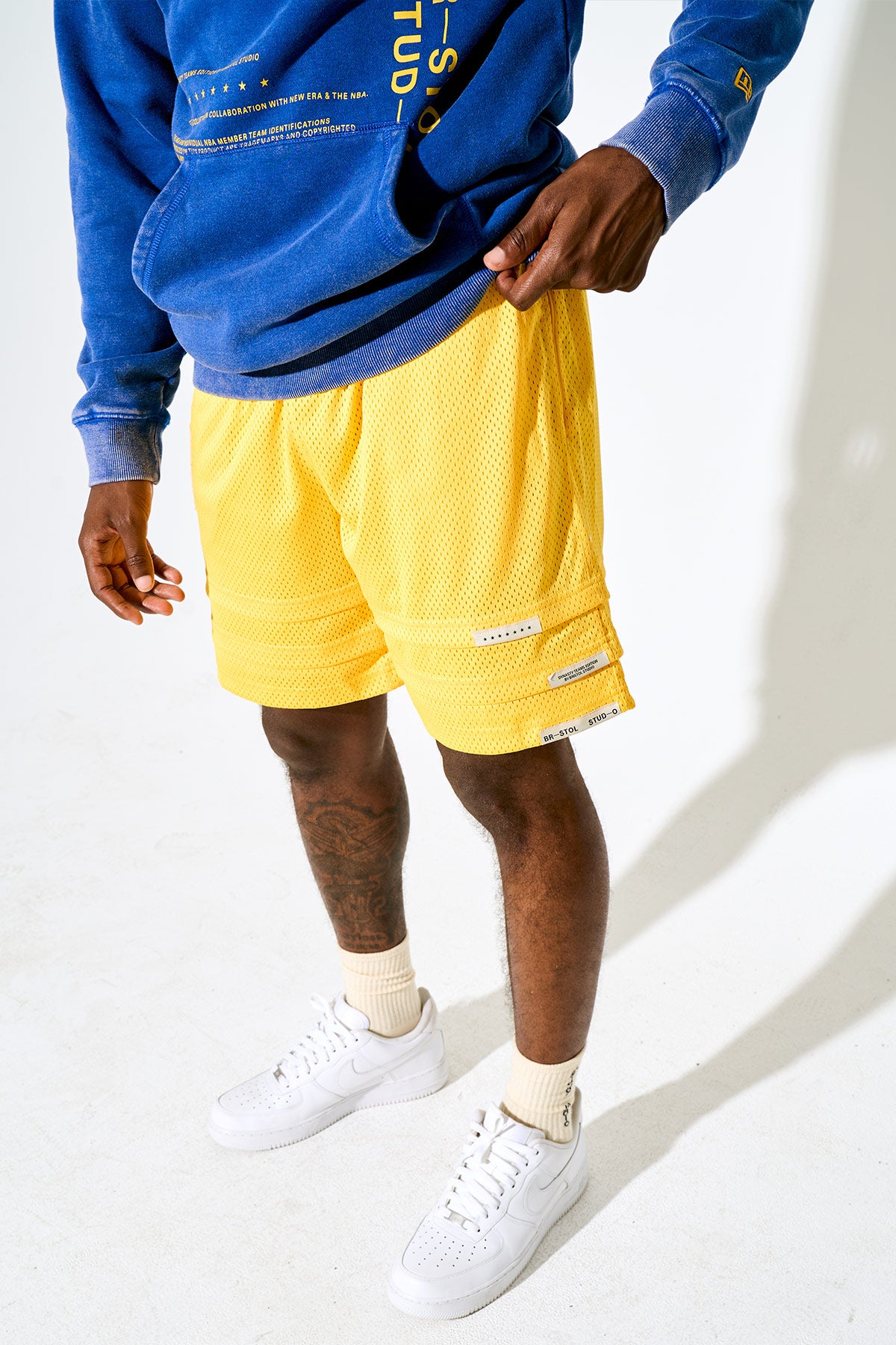 Triple Hem Shorts — Warriors