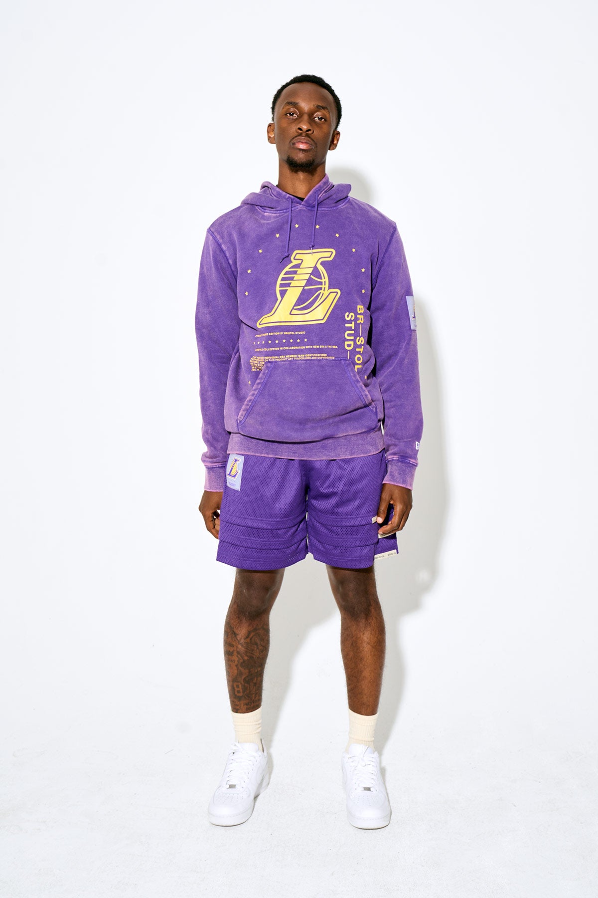 Triple Hem Shorts — Lakers