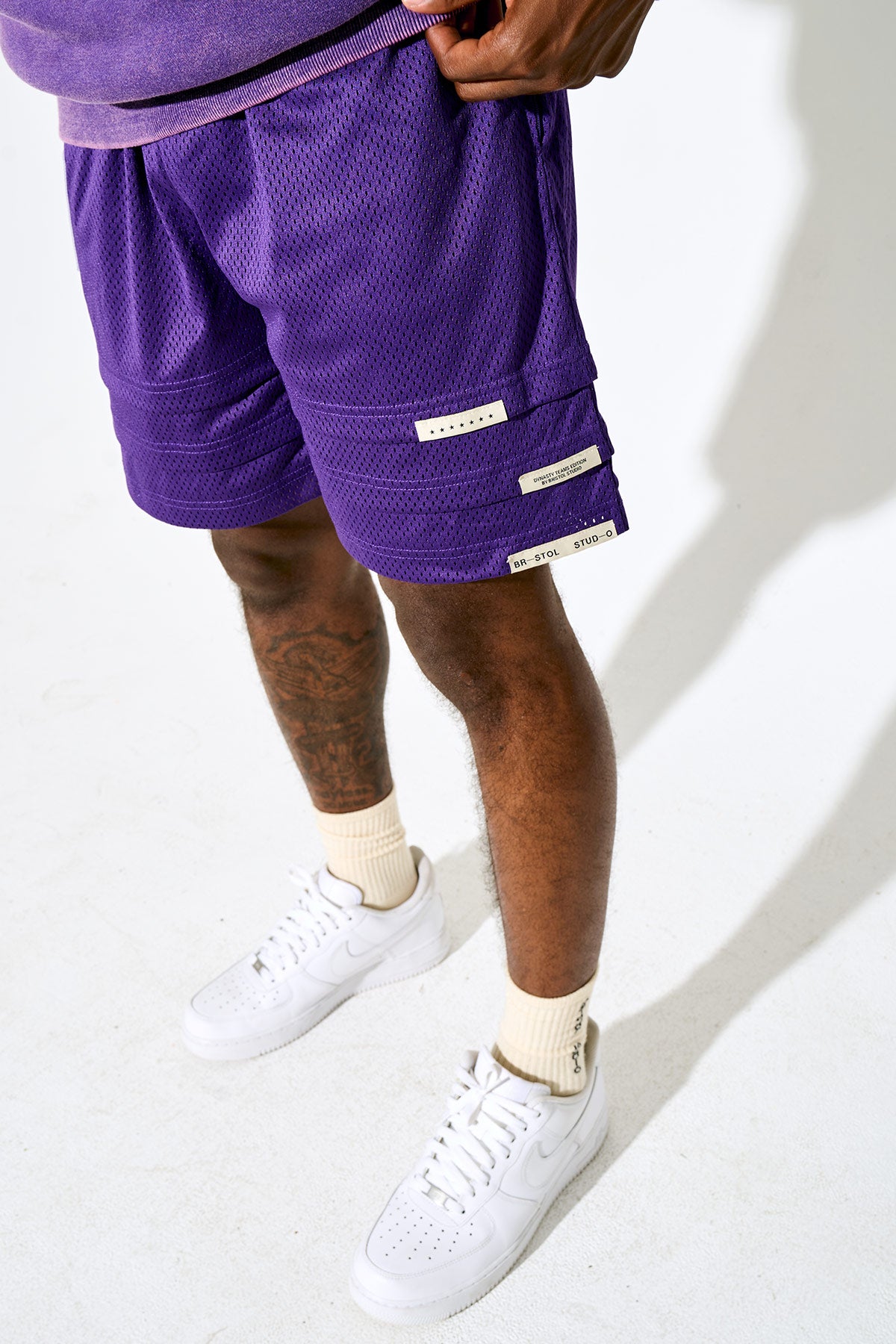 Triple Hem Shorts — Lakers