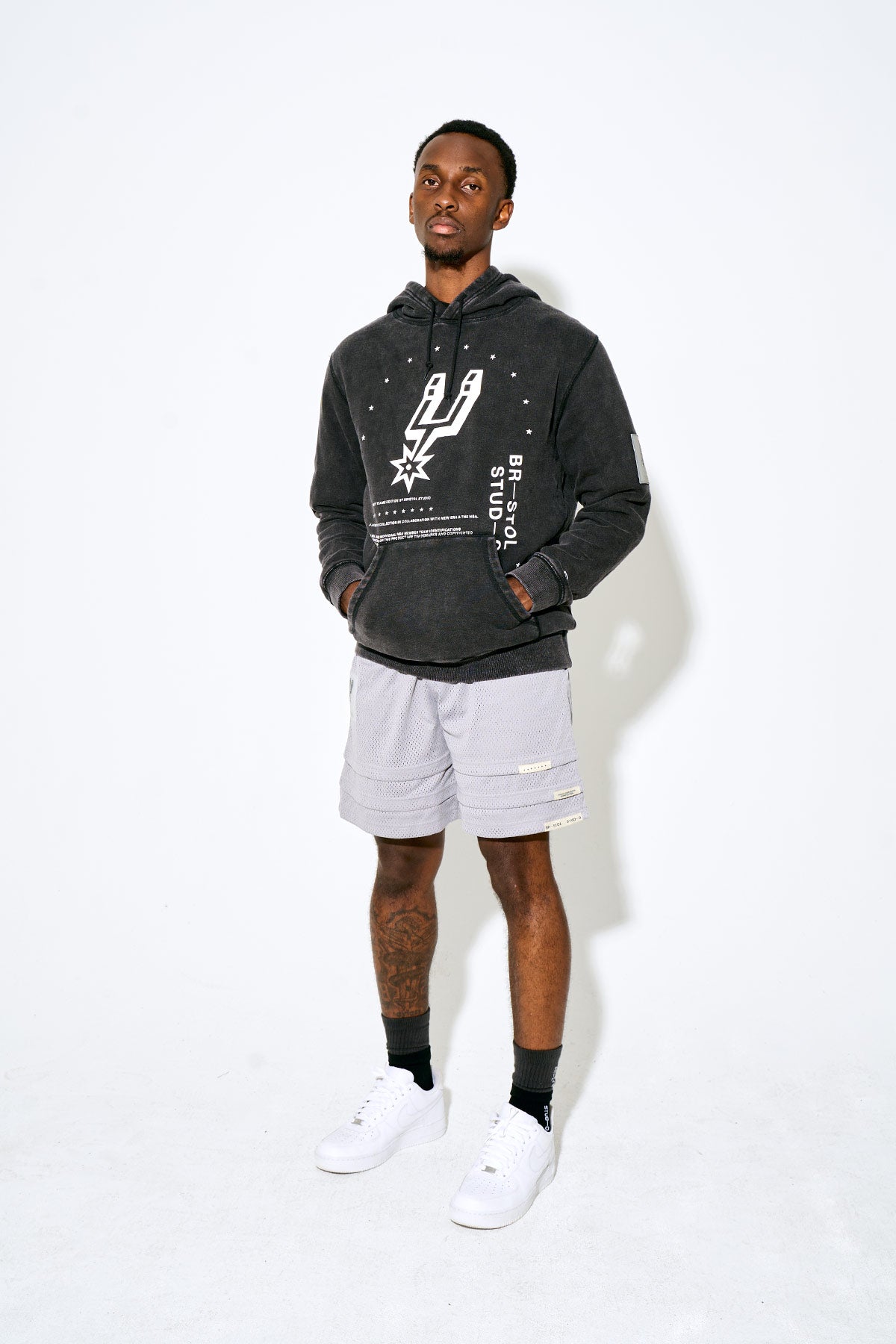 Triple Hem Shorts — Spurs