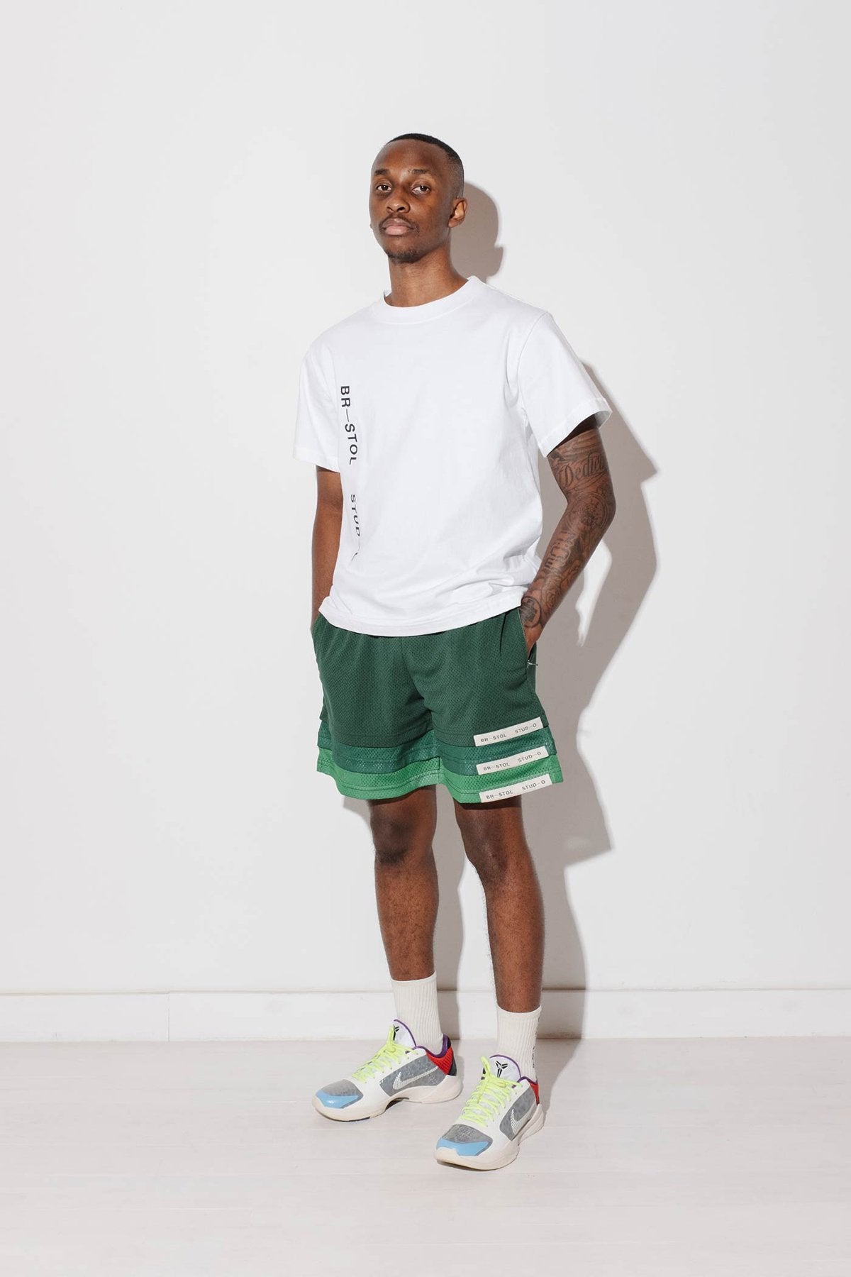 Triple Hem Shorts (Gradient)