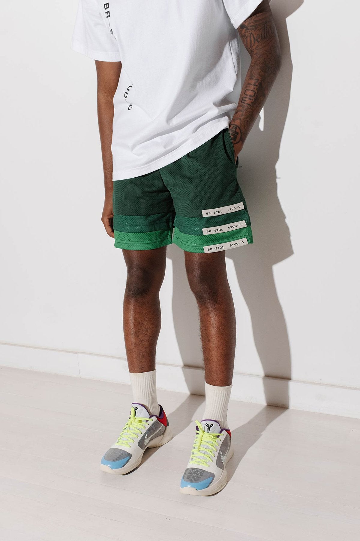 Triple Hem Shorts (Gradient)
