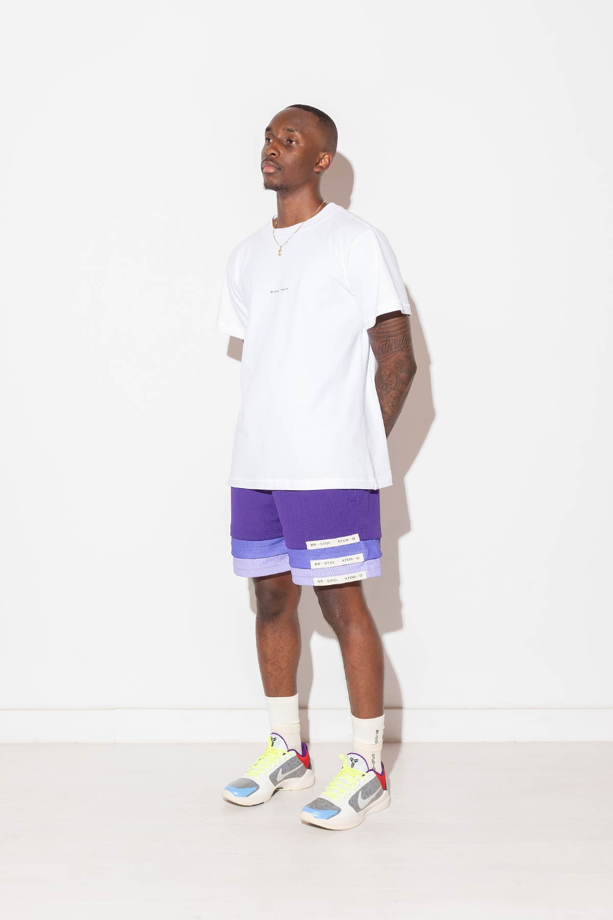 Triple Hem Shorts (Gradient)