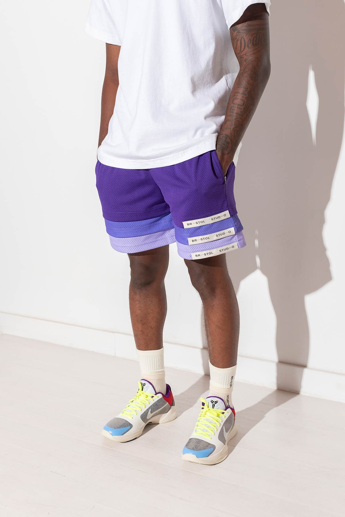 Triple Hem Shorts (Gradient)